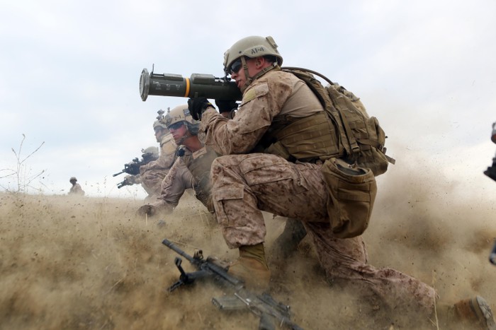 Lính thủy đánh bộ Mỹ thuộc Đơn vị lính viễn trinh số 31 tham gia cuộc tập trận Talisman Saber 2013 giữa Australia và Mỹ